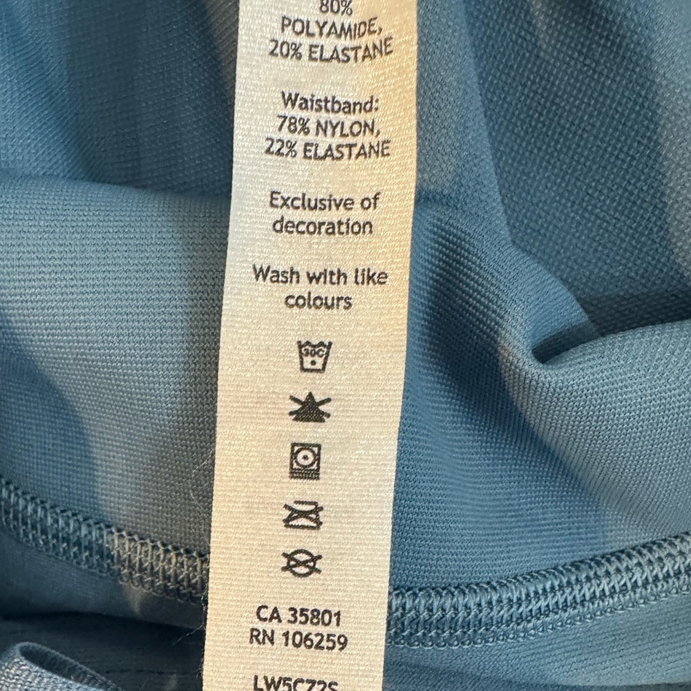 NWOT Lululemon SenseKnit Running High-Rise Tight 28" Utility Blue - Picture 11 of 11